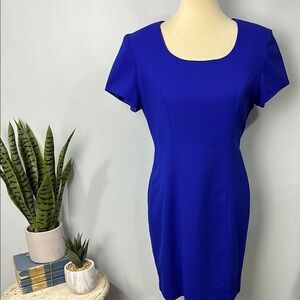 ❄️ Dressbarn Blue Sheath Dress Size 6